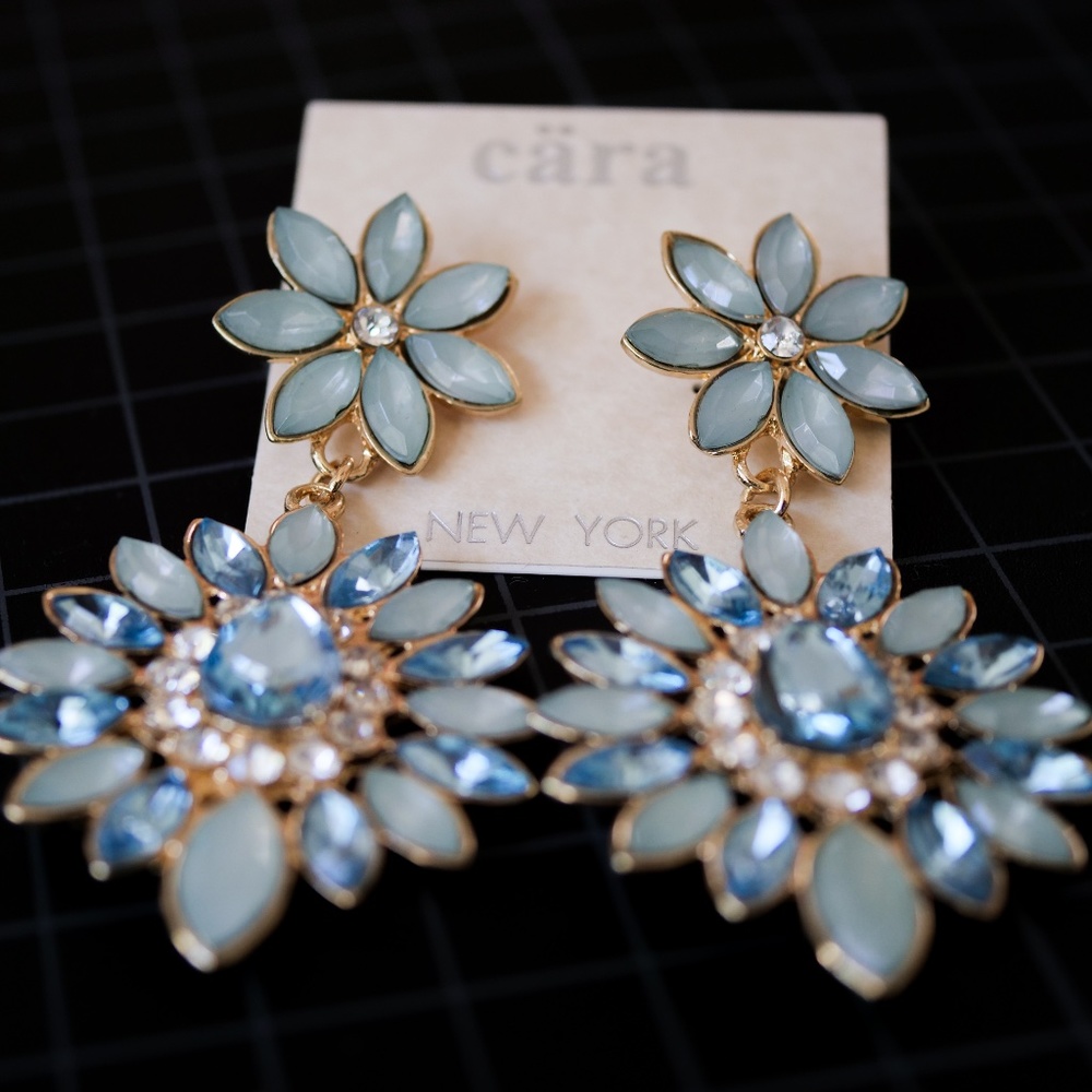 🆕🏷NWT Blue Sparkly Earrings